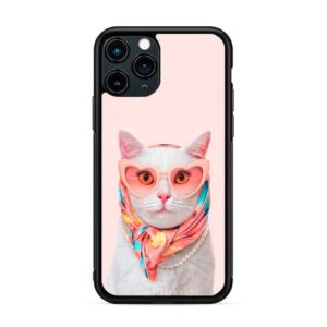 Animales - Gata con gafas