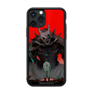 Kaiju Nº 8 - Kafka Hibino background rojo