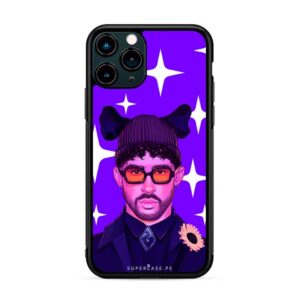 Bad bunny - Wallpaper estrellas morado
