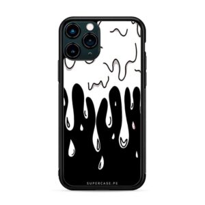 Black & white - Melted snow