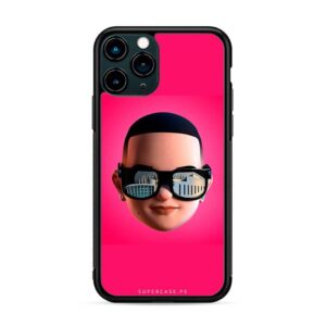 Daddy yankee - ilustración con background fucsia