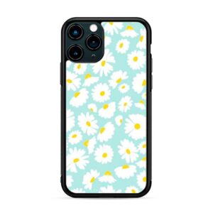 Flores - Margarita background skyblue