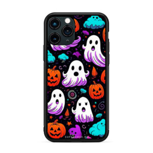 Halloween - Pattern fantasmas y calabazas