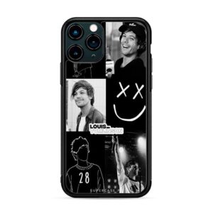 Louis tomlinson - Collage escala de grises clásico