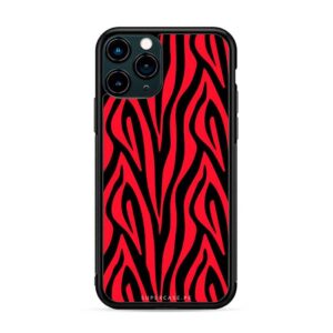Animal print - Pattern rojo y negro