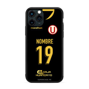 Universitario - Camiseta negra letras doradas