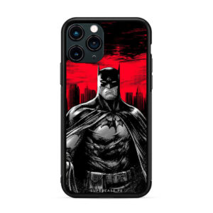 Batman - ilustración background rojo