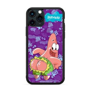 Bob sponja - Patricio pattern background morado