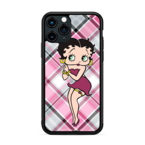 Betty boop - Background cuadros rosa