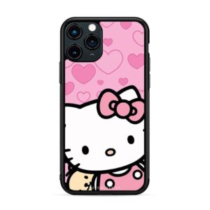 Hello kitty - Background corazones rosa