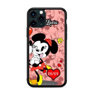 Disney - Minnie background pattern rosa