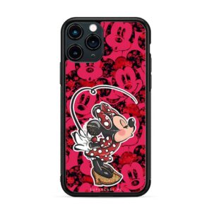 Disney - Minnie background pattern fucsia