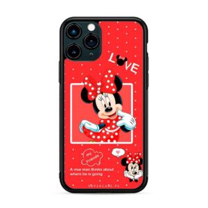 Disney - Minnie background rojo