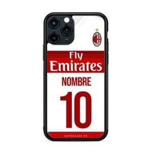 AC Milan - Camiseta alterna blanca personalizable