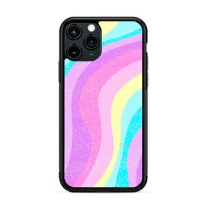 Aesthetic mix - Trazos de arcoiris abstractos