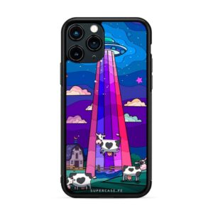 Aesthetic mix - ilustración abducción de vacas