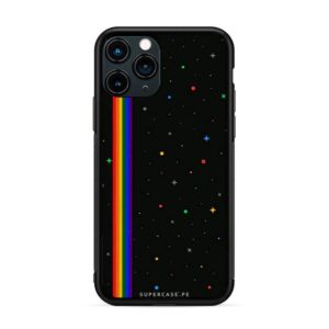 Aesthetic mix - Arcoiris vertical con background negro