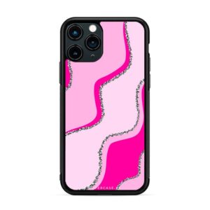 Aesthetic mix - Wallpaper ondas de color rosa