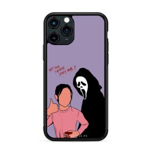 Scary movie - Máscara background morado