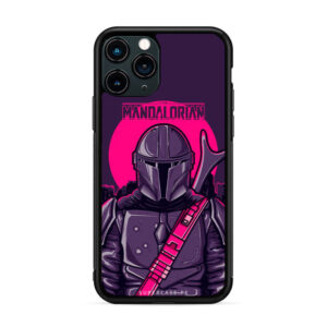 Star wars - Mandalorian background morado
