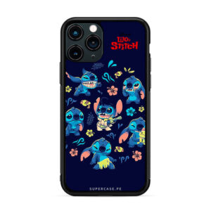 Lilo y stich - Wallpaper background azul